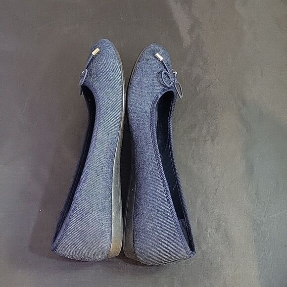 CL BY LAUNDRY BOWKNOT DENIM MATERIALS SLIP-ON WOMEN"S FLAT SHOE - Picture 8 of 16